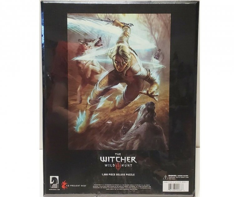 Пазл Ведьмак Цири Dark Horse Deluxe The Witcher 3: Wild Hunt - Ciri and The Wolves Puzzle  Пазл Ведьмак Цири Dark Horse Deluxe The Witcher 3: Wild Hunt - Ciri and The Wolves Puzzle